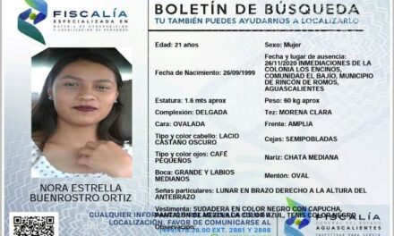 ¡Una joven fue secuestrada por su novio en Rincón de Romos, Aguascalientes!