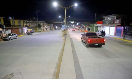 ¡Registra Municipio 90 por ciento de avance en pavimentación de avenida Mariano Hidalgo!