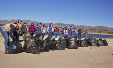 ¡Realizan jornada de limpieza en la presa Abelardo L. Rodríguez, Jesús María!