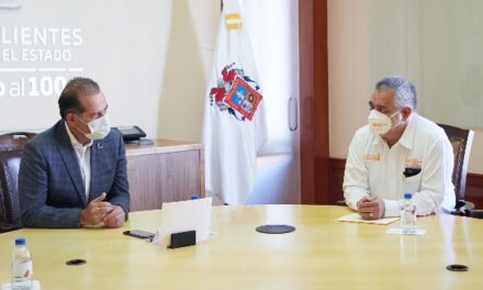 ¡Se reúne gobernador con nuevo representante nacional del SNTE en Aguascalientes!