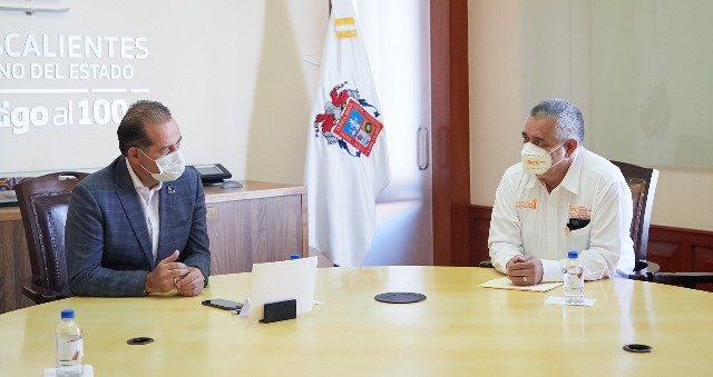 ¡Se reúne gobernador con nuevo representante nacional del SNTE en Aguascalientes!