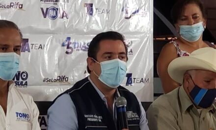 ¡Candidatas de la coalición PAN-PRD de Asientos pedirán protección ante hechos violentos entre partidos: Gustavo Báez Leos!
