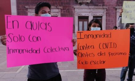 ¡Demandan vacuna contra COVID para estudiantes: Ana Karen López!
