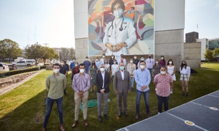 ¡Inaugura Martín Orozco mural en homenaje a brigadistas de la UAA que combaten al COVID-19!