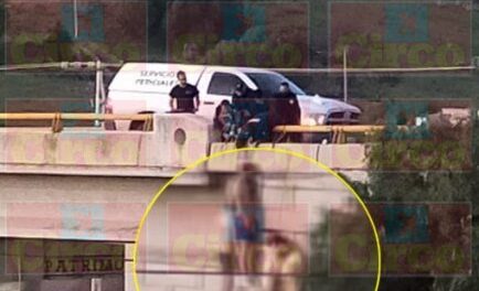 ¡Hallaron a otros 6 hombres ejecutados y colgados en un puente en Tránsito Pesado en Zacatecas!