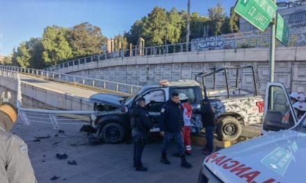 ¡Tres policías metropolitanos lesionados tras accidente en Zacatecas!