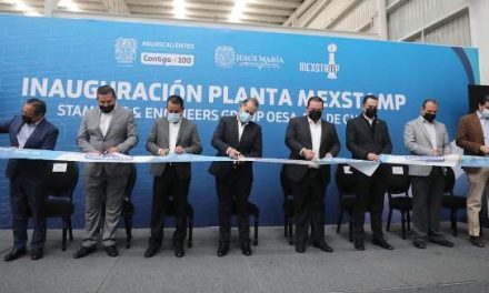 ¡Inaugura Martín Orozco nueva planta de empresa aguascalentense MEXSTAMP!
