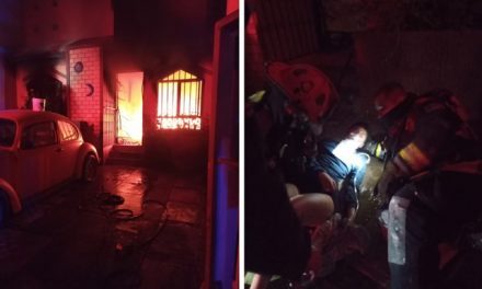 ¡2 jóvenes lesionadas de gravedad tras un incendio domiciliario en Aguascalientes!