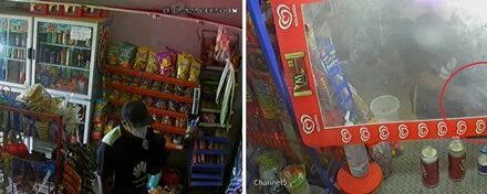 ¡Delincuente empistolado asaltó dos tiendas de abarrotes en Aguascalientes!