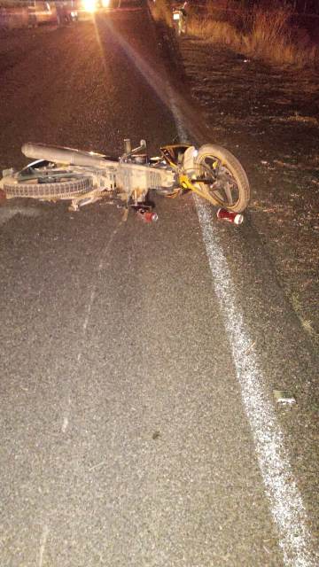 ¡Mujer motociclista falleció tras chocar contra un ciclista en Aguascalientes!