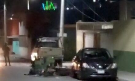 ¡Intentaron ejecutar a un motociclista cerca de un destacamento del Ejército Mexicano en Fresnillo!