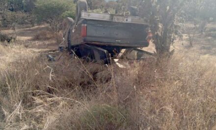¡Una joven se mató tras volcar su camioneta en Sombrerete!