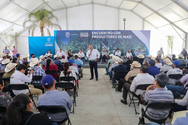 ¡En encuentro con productores llama Martín Orozco a seguir trabajando por el campo de Aguascalientes!