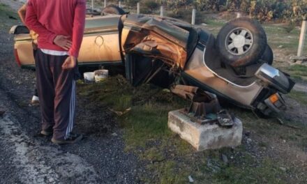 ¡Comerciante originario de Aguascalientes se mató tras accidente en Pinos!