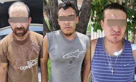 ¡Elementos del Ejército Mexicano detuvieron a 3 sujetos con droga y arma de fuego en Aguascalientes!