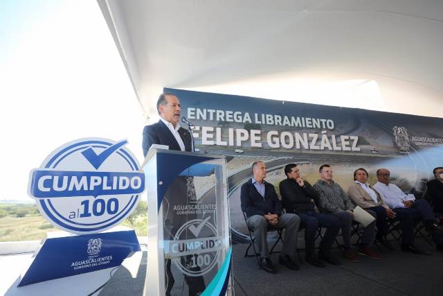 ¡Martín Orozco hace entrega de libramiento carretero “Felipe González González”!